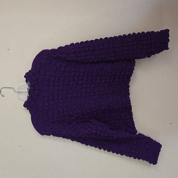 Zara textured crop mock turtleneck top - Picture 3 of 7